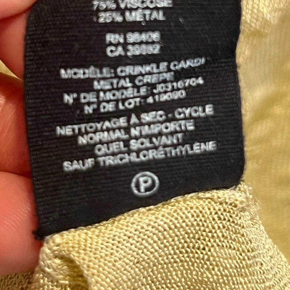 Theory Yellow Cardigan - Picture 8 of 10